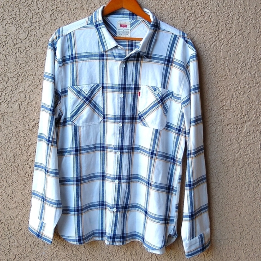 Levi's Men's Flannel XL Plaid Western Rodeo Cowboy